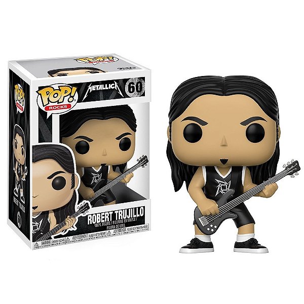 Boneco Funko Pop Robert Trujillo 60 Metallica