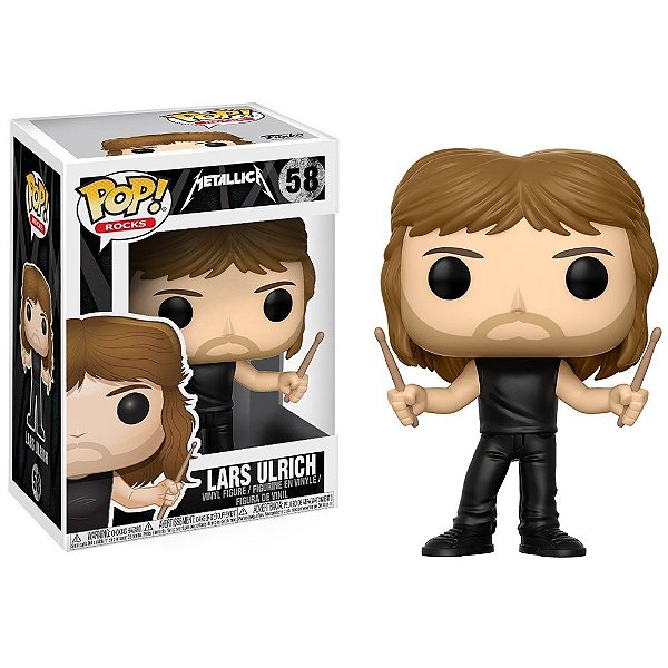 Boneco Funko Pop Lars Ulrich 58 Metallica