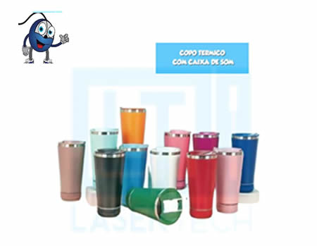 COPO TÉRMICO + CAIXA DE SOM GRÁTIS
