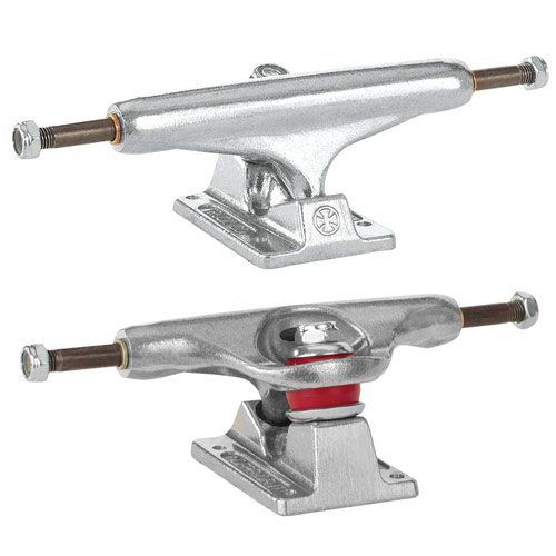 Truck Independent Low Polished Silver 129mm