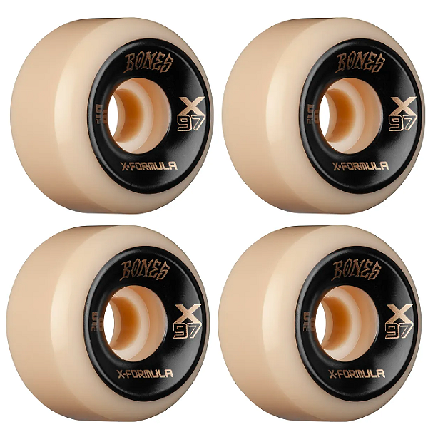 RODAS DE SKATE BONES X NINETY SEVEN V6 56mm 97A