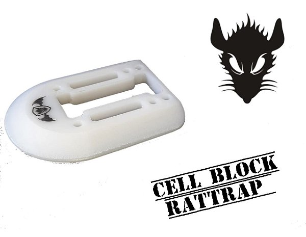 CELL BLOCK RATTRAP COM ALTURA DE 10mm BRANCO