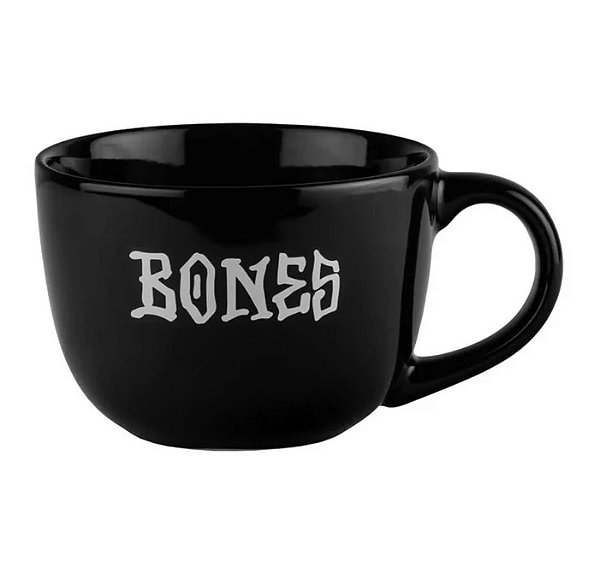 CANECA IMPORTADA BONES WHEELS PRINT STITCH MUG BLACK 22 OZ