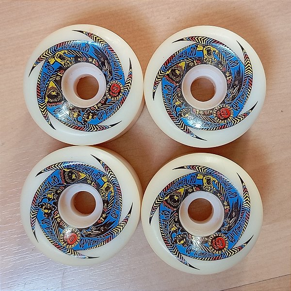 RODAS DE SKATE OJ II TEAM RIDER 61mm 97A REISSUE SEMI NOVAS