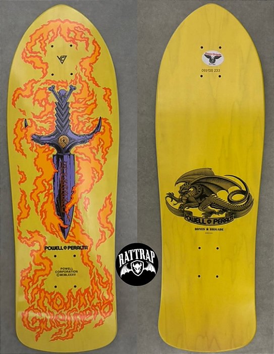 SHAPE POWEEL PERALTA BONES BRIGADE GUERRERO 15TH SERIES AMARELO