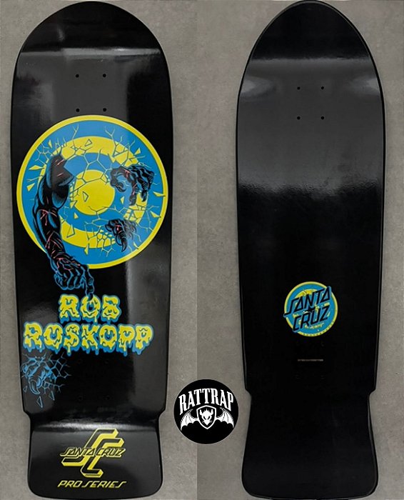 SHAPE SANTA CRUZ ROB ROSKOPP TARGED 2 REISSUE PRETO 10"