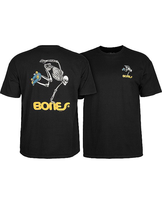 CAMISETA IMPORTADA POWELL PERALTA SKELETON PRETA