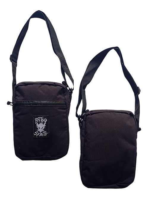 MAXI SHOULDER BAG RATTRAP PRETA - BOLSA DE OMBRO E TRANSVERSAL