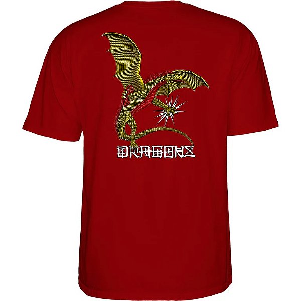 CAMISETA IMPORTADA POWELL PERALTA BURGUNDY VINHO TAMANHO L(G)