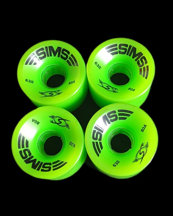 RODA DE SKATE SIMS SNAKE REISSUE 63mm 80A