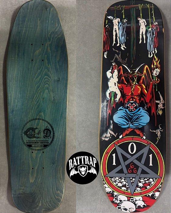 SHAPE CEASE DESIST 101 WORLD INDUSTRIES NATAS KAUPAS DEVIL WORSHIP