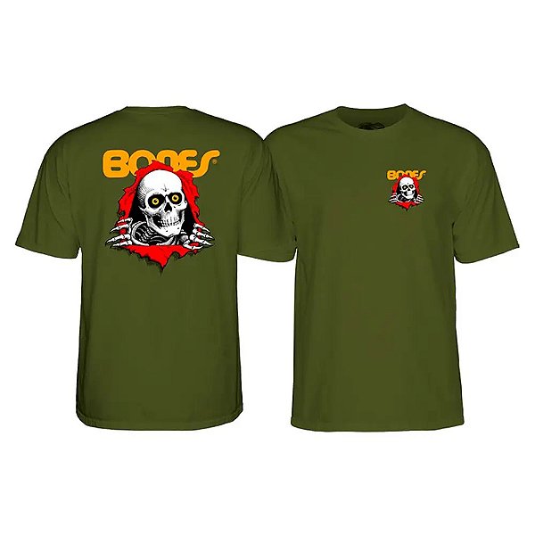 CAMISETA IMPORTADA POWELL PERALTA RIPPER VERDE