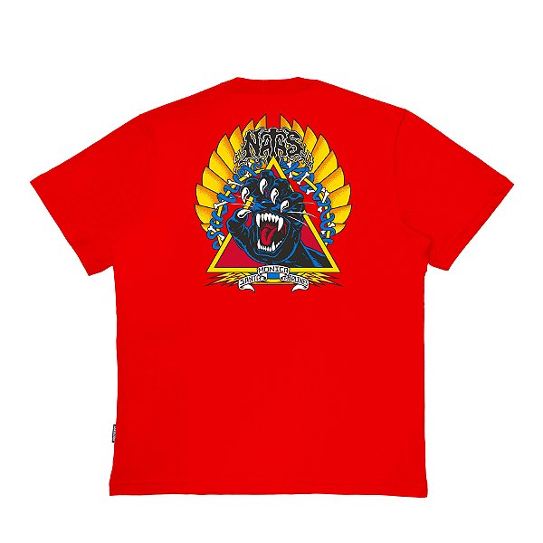 CAMISETA SANTA CRUZ NATAS SCREAMING VERMELHA TAMANHO G