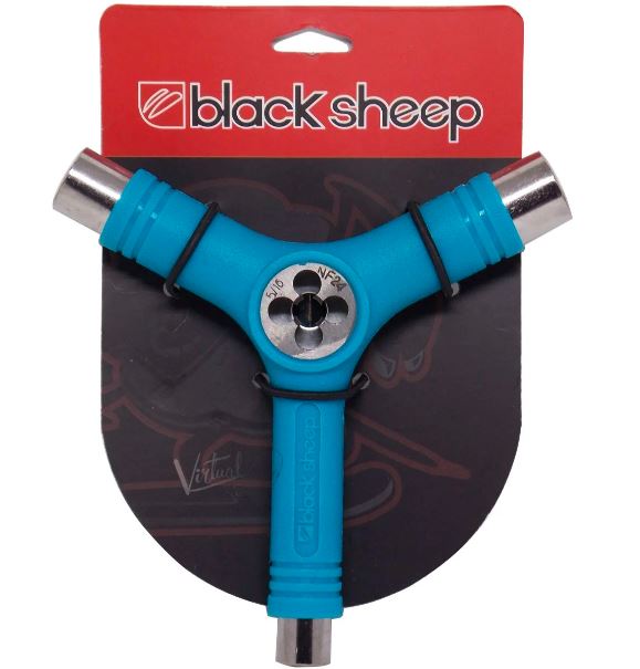 Chave Y Black Sheep Cossinete para Montagem de Skate e Longboard e Afins AZUL R