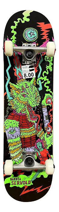 SKATE COMPLETO IMPORTADO FOUNDATION COM SHAPE DE MAPLE 8"