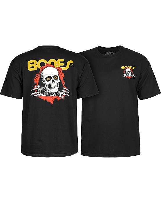 CAMISETA IMPORTADA POWELL PERALTA RIPPER PRETA TAMANHO M