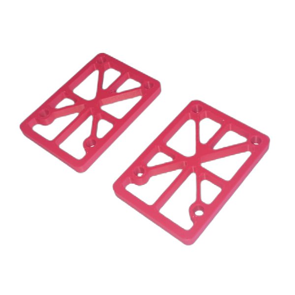 PADS PARALELO RATTRAP (ELEVADOR) VERMELHO VIVO - 7mm