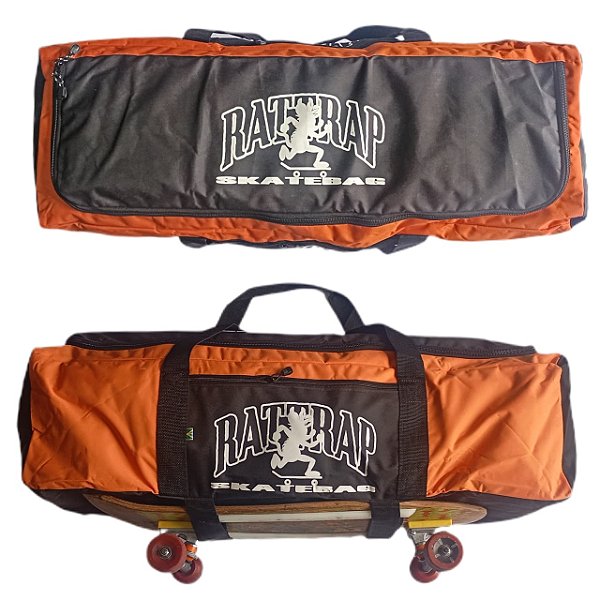 MALA PARA SKATE RATTRAP MOCHILA SKATE BAG LARANJA