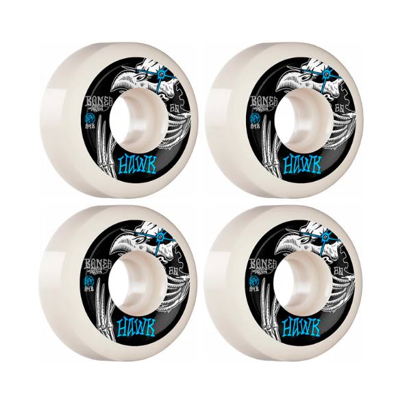 RODA DE SKATE BONES TONY HAWK TATTO P5 SIDECUT 58mm 85B