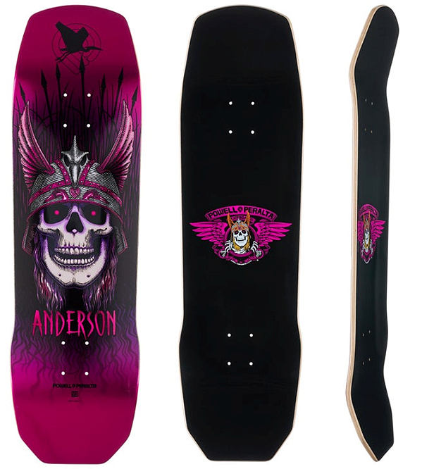 SHAPE POWELL PERALTA ANDY ANDERSON HERON 7-PLY PINK FOIL 9,13"