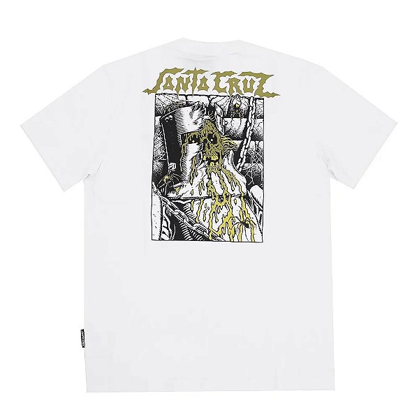 CAMISETA SANTA CRUZ PACE DUNGEON BRANCO TAMANHO G