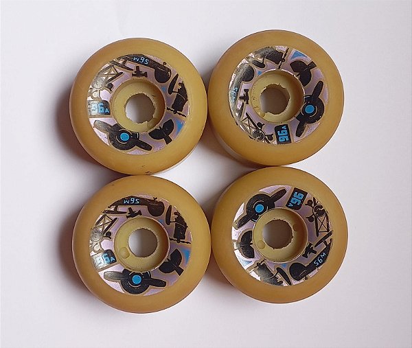 RODAS DE SKATE SANTA CRUZ SMA LANDING GEAR ORIGINAL DOS ANOS 90