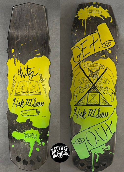 Creature Hak Saw III Skateboard Deck 8.6