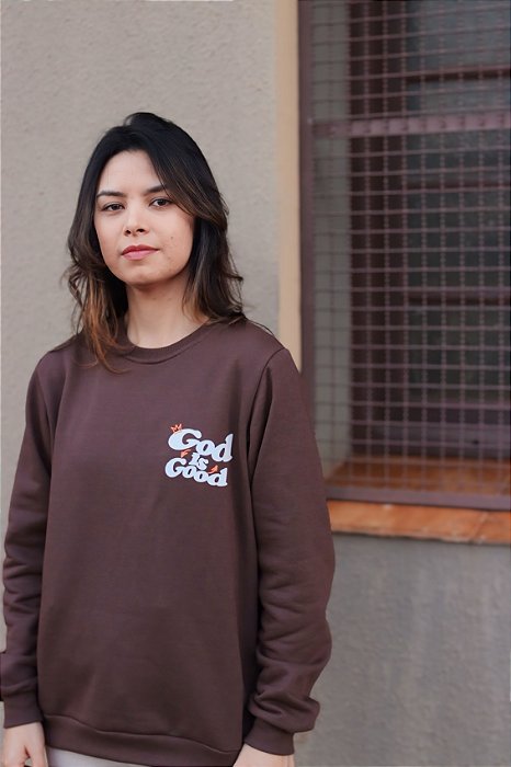 MOLETOM GOD IS GOOD (MODELAGEM MASCULINA)