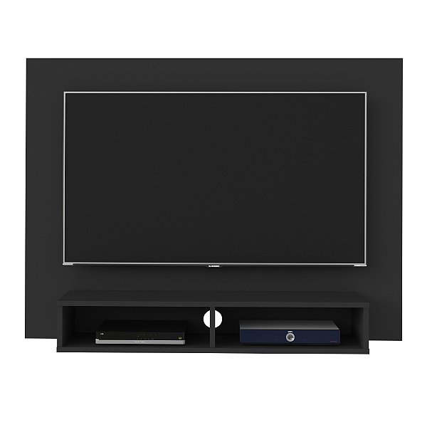 Painel de TV 120cm até 50 Polegadas Flash - Preto
