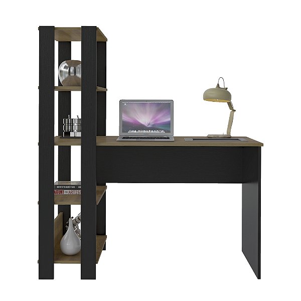 Mesa Industrial Match - Pinho / Preto
