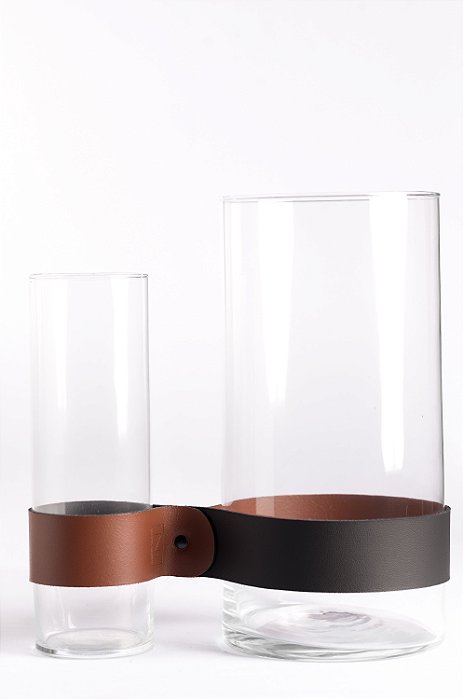 VASO INFINITO UNO PRETO E CARAMELO