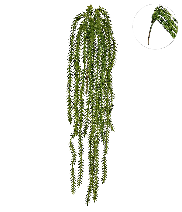 PENDENTE DE FOLHAS VERDE