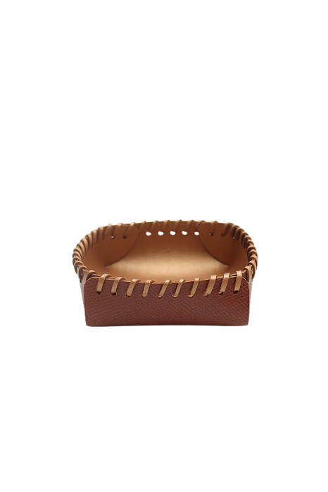 PORTA TRECO MILANO CARAMELO E DOURADO