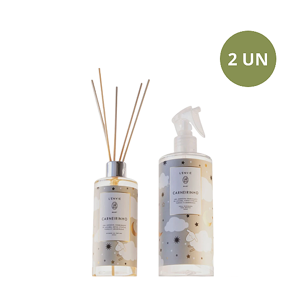 KIT MAMY CARNEIRINHO ÁGUA PERFUMADA E DIFUSOR