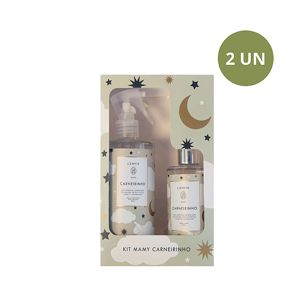 KIT MAMY CARNEIRINHO ÁGUA PERFUMADA E HOME SPRAY