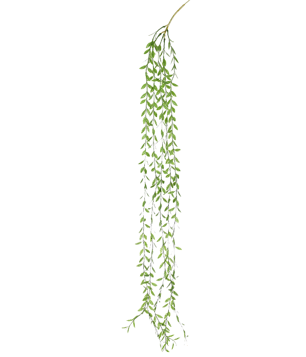 PENDENTE DE FOLHAS VERDE CLARO