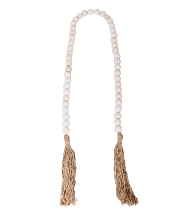 COLAR DECORATIVO EM CERÂMICA BRANCO
