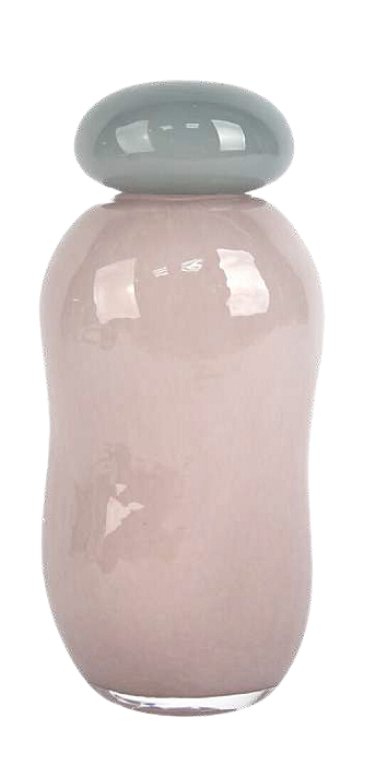 VASO PERTH ROSA E CINZA