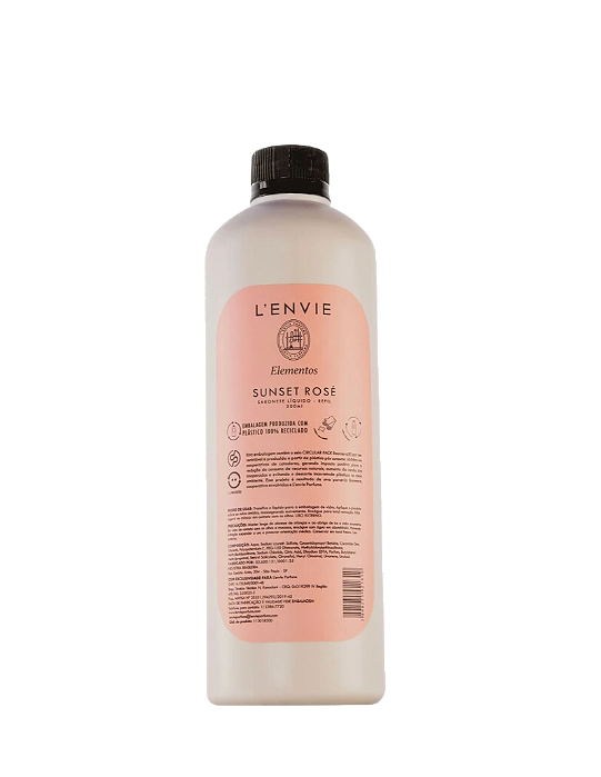 REFIL SABONETE LÍQUIDO - SUNSET ROSÉ - 500ML