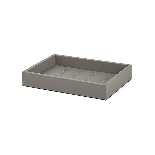BANDEJA EM PU CINZA