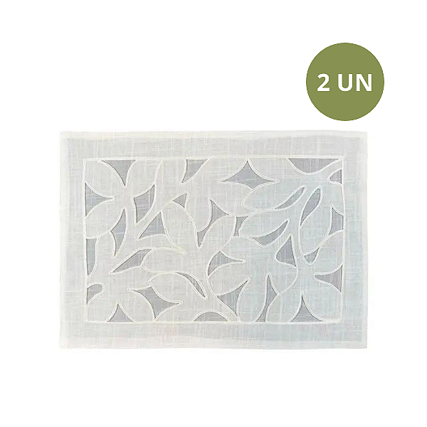 SET COM 2 JOGOS AMERICANOS MARMI BRANCO