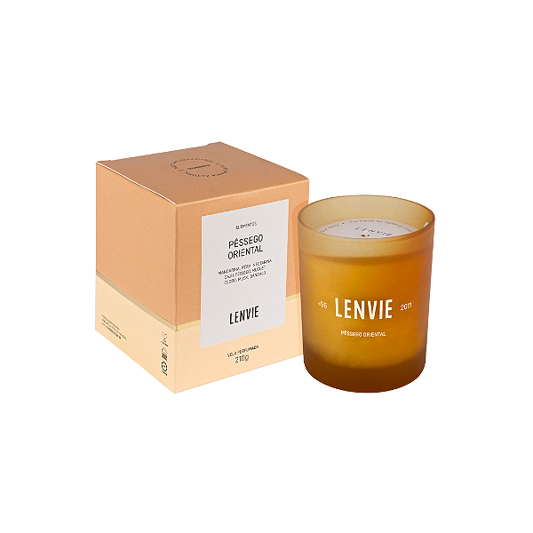 VELA PERFUMADA - PÊSSEGO ORIENTAL - 210GR