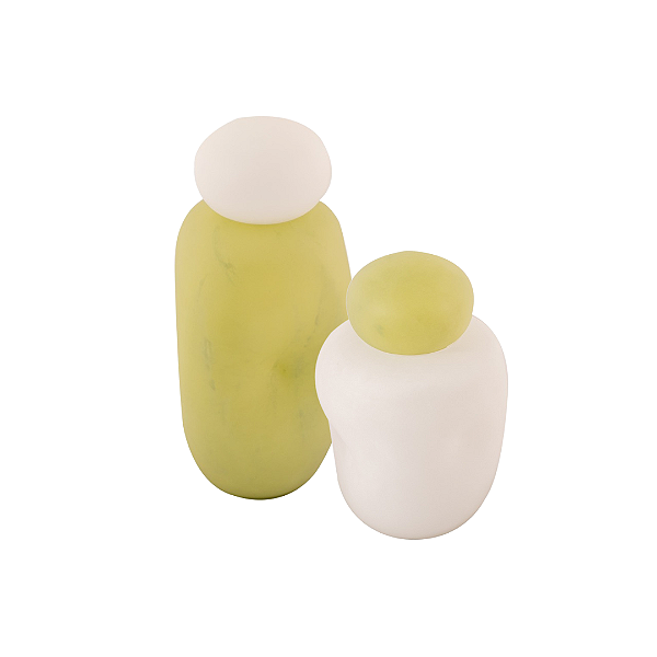 VASO PERTH BRANCO E VERDE