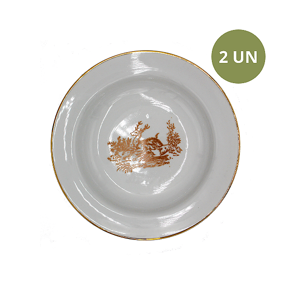 SET COM 2 PRATOS FUNDOS RENA