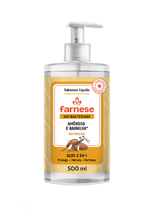 Sab. LÍquido Farnese Antibac Nutrição 500ml