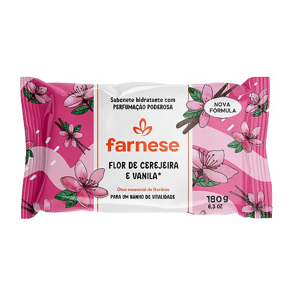 Sabonete Farnese Flor de Cerejeira e Vanila 180g