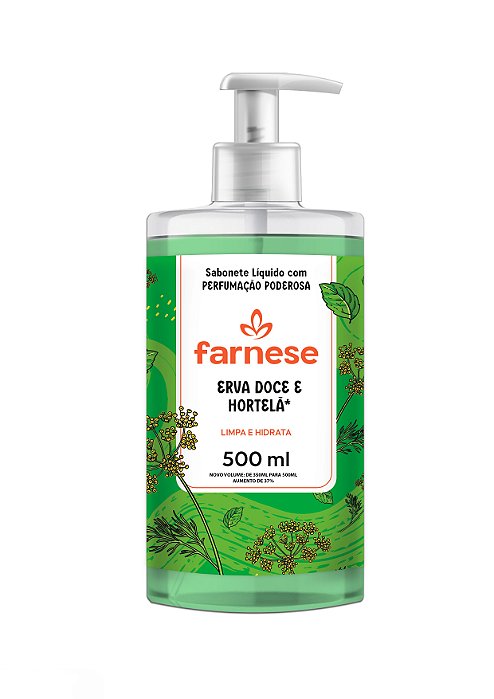 Sabonete Liquido Farnese Erva Doce  500ml