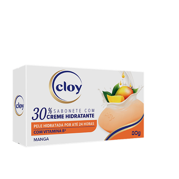 SABONETE CLOY CREME HIDRATANTE MANGA 80g