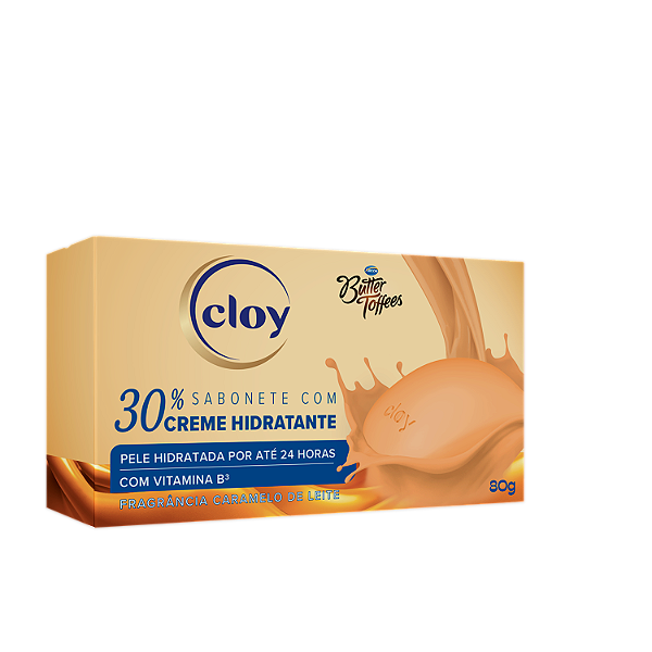 SAB. CLOY BUTTER TOFFEES CREME HIDR CARAMELO DE LEITE 80g