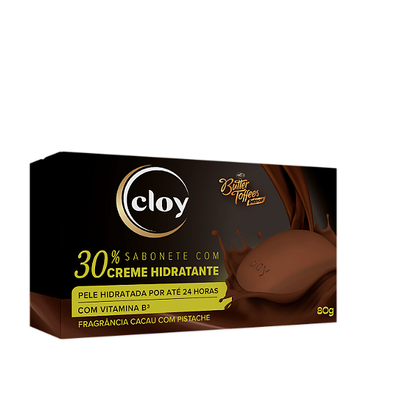 SAB. CLOY BUTTER TOFFEES CREME HIDR CACAU COM PISTACHE 80g